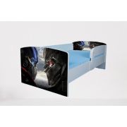 Patut pentru copii 2-8 ani Transformers, Cu Protectie si saltea 140x70 Cm Ptv3866