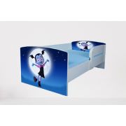 Pat pentru fete 2-12 ani Vampirita, Cu Protectie si saltea de 160x80 Cm Ptv3944