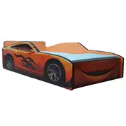 Pat Copii In Forma De Masina Ramirez Car 2-16 ani Cu Saltea Inclusa 180x80 Cm  CMG4413