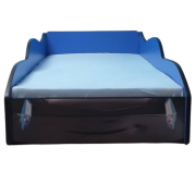 Pat Copii In Forma De Masina J.  Storm 2-16 ani Cu Saltea Inclusa 180x80 Cm  CMG4411