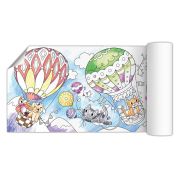 Poster de colorat - aventurile animalutelor