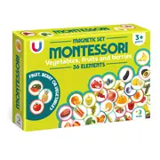 Set magneti montessori - fructe si legume