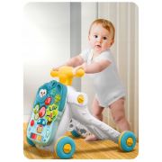 Antemergator 4 in 1 cu diverse activitati si sunete ricokids 781500 - albastru edeedi781500