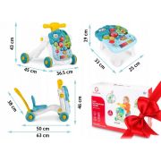 Antemergator 4 in 1 cu diverse activitati si sunete ricokids 781500 - albastru edeedi781500