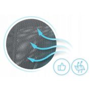 Balansoar pentru copii 2 in 1 cu jucarii, nukido 705200, gri edeedi705200
