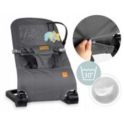 Balansoar pentru copii 2 in 1 cu jucarii, nukido 705200, gri edeedi705200