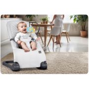 Balansoar pentru copii 2 in 1 cu jucarii, nukido 705201, gri deschis edeedi705201