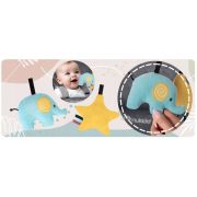 Balansoar pentru copii 2 in 1 cu jucarii, nukido 705202, gri antracit edeedi705202