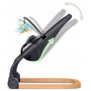 Balansoar pentru copii 2 in 1 cu jucarii, nukido 705202, gri antracit edeedi705202
