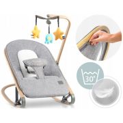 Balansoar pentru copii 2 in 1 cu jucarii, nukido 705300, gri edeedi705300