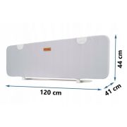 Bariera de protectie pentru pat 120 x 44 x 41 cm nukido 722500 -gri edeedi722500