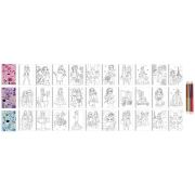 Carte de colorat Besties cu abtibilduri si creioane colorate Grafix GR140003 BBJGR140003_Initiala
