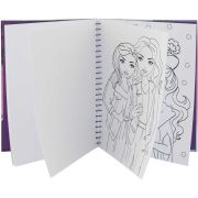 Carte de colorat Besties cu abtibilduri si creioane colorate Grafix GR140003 BBJGR140003_Initiala
