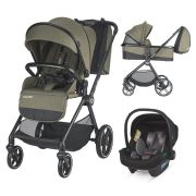 Carucior modular 3in1 coccolle lissia moss green + scoica auto isize coccolle knox anthracite smb324065680324080364