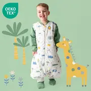 Sac de dormit cu picioruse si maneca lunga detasabila Jungle 120 cm + manseta 2.5 Tog BBXCJ435-25FSN