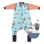 Sac de dormit cu picioruse si maneca lunga detasabila Pirate 100 cm + manseta 2.5 Tog BBXCJ263-25FSN