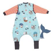 Sac de dormit cu picioruse si maneca lunga detasabila Pirate 70 cm + manseta 2.5 Tog BBXCJ260-25FSN