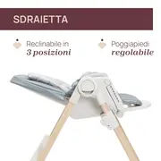 Scaun de masa Chicco Polly Armonia Greenery, 0luni+ CHC8714060-8