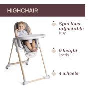 Scaun de masa Chicco Polly Armonia Scandinavian, 0luni+ CHC8714061-8
