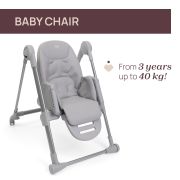 Scaun de masa Chicco Polly Armonia Steel, 0luni+ CHC8714005-8