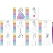 Set de pictat cu apa Besties - Bloc de colorat cu acuarele si planse creative Grafix GR140015 BBJGR140015_Initiala