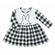Rochita cu maneca lunga Nicol "Bunny" (163364) Marime 74 (6-9 luni) PMICNICOL-163364-74