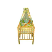 Lenjerie MyKids Dino Verde 5 Piese 120x60 - MYK00004170