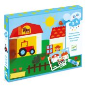 Joc creativ colaje v-ati ascunselea, djeco dj09876