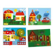 Joc creativ colaje v-ati ascunselea, djeco dj09876