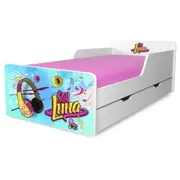Pat copii Soy Luna 2-12 ani cu sertar - PC-P-SRT-LUN-80