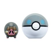 Pokemon - Set 2 figurine Clip n Go, Lechonk with Heavy Ball W18 BKFPKW3633
