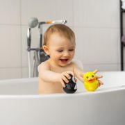 Set jucarii de baie din silicon pentru bebelusi MyHappyBath Toys , 6+ luni, Reer 76093