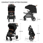 CARUCIOR SPORT KINDERKRAFT GRANDE PLUS, BLACK VIVKSGRAN00BLK0000