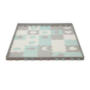 COVORAS DE JOACA KINDERKRAFT LUNO SHAPES, PUZZLE 3D, SPUMA, MINT VIVKPLUSH00MIN0000