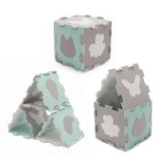 COVORAS DE JOACA KINDERKRAFT LUNO SHAPES, PUZZLE 3D, SPUMA, MINT VIVKPLUSH00MIN0000