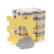 COVORAS DE JOACA KINDERKRAFT LUNO SHAPES, PUZZLE 3D, SPUMA, YELLOW VIVKPLUSH00YEL0000