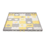 COVORAS DE JOACA KINDERKRAFT LUNO SHAPES, PUZZLE 3D, SPUMA, YELLOW VIVKPLUSH00YEL0000