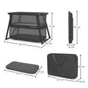 PATUT DE CALATORIE KINDERKRAFT SOFI PLUS, 4 IN 1, GREY VIVKLSOFIPLGRY0000