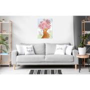Ravensburger - Pictura pe numere Tablou Canvas femeie cu flori in cap ARTRVSPBN23908