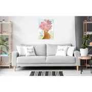 Ravensburger - Pictura pe numere Tablou Canvas femeie cu flori in cap ARTRVSPBN23908