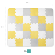 SALTEA DE JOACA KINDERKRAFT LUNO, SPUMA, YELLOW VIVKKMLUNOYEL0000