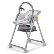SCAUN DE MASA KINDERKRAFT LASTREE,  2 IN 1, TRANSFORMABIL, GREY VIVKHLAST00GRY0000