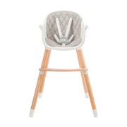 SCAUN DE MASA KINDERKRAFT SIENNA, 2 IN 1, GREY VIVKKKSIENGRY0000