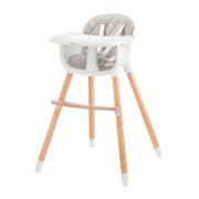 SCAUN DE MASA KINDERKRAFT SIENNA, 2 IN 1, GREY VIVKKKSIENGRY0000