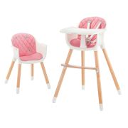 SCAUN DE MASA KINDERKRAFT SIENNA, 2 IN 1, PINK VIVKKKSIENPNK0000