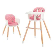 SCAUN DE MASA KINDERKRAFT SIENNA, 2 IN 1, PINK VIVKKKSIENPNK0000