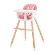 SCAUN DE MASA KINDERKRAFT SIENNA, 2 IN 1, PINK VIVKKKSIENPNK0000