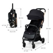 CARUCIOR SPORT KINDERKRAFT APINO, 0-22 KG, RAVEN BLACK VIVKSAPIN00BLK0000