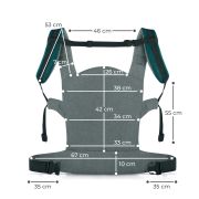 MARSUPIU ERGONOMIC KINDERKRAFT MILO, NATURE VIBES VIVKNMILONAGRE0000