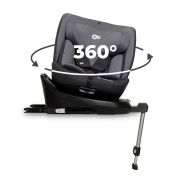 SCAUN AUTO I-SIZE, 40-150 CM, KINDERKRAFT I-360, GREY VIVKCI36000GRY0000